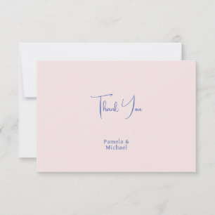 Bröllop Elegant Minimalistisk Klassisk Tack Kort