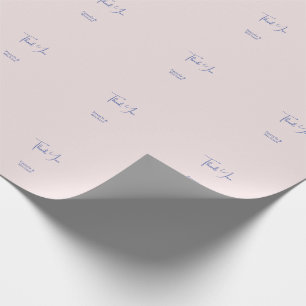 Bröllop Elegant - minimalistisk klassisk Tack Presentpapper