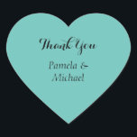 Bröllop Elegant - minimalistiskt klassiskt blått T Hjärtformat Klistermärke<br><div class="desc">Den här mallen kan anpassas för att uppfylla alla professioneller.</div>