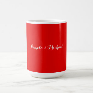 Bröllop Elegant - minimalistiskt klassiskt varning Kaffemugg
