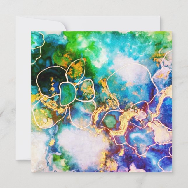 Bröllop eller bröllopsfest tackkort inbjudningar (Framsida)