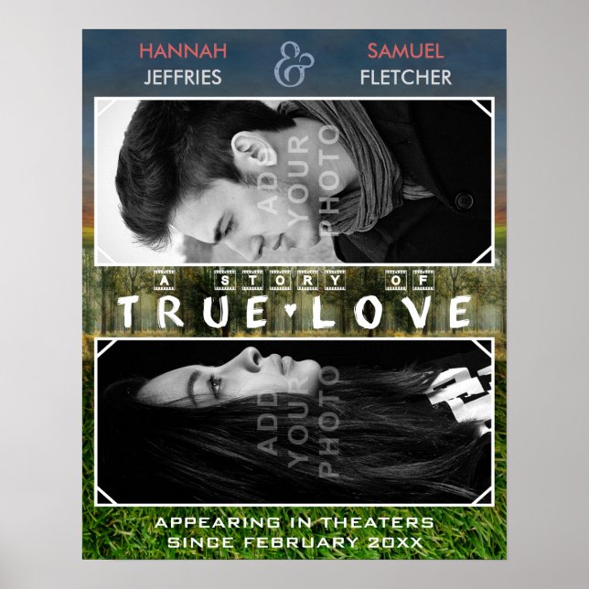 Bröllop eller Förlovning-familjens foto-romska fil Poster (Framsidan)