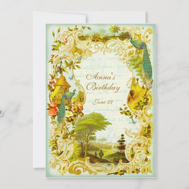 Bröllop eller händelse för Versailles Inbjudningar (Framsida)