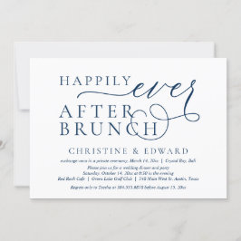 Bröllop Elopement, lyckligtvis allt efter Brunch I Inbjudningar