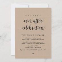 Bröllop Elopement, lyckligtvis allt efter Firande
