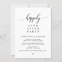 Bröllop Elopement, lyckligtvis allt efter Party