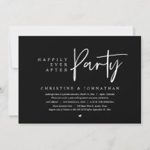 Bröllop Elopement, lyckligtvis allt efter Party