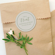 Bröllop Enkel Salvia Kalligrafi Skript Godsaker