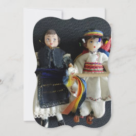 Bröllop - enkelt tack, ditt kort - rumänsk