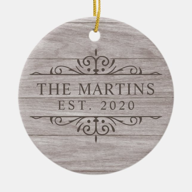 Bröllop Etablerad nylånad Julgransprydnad Keramik (Framsidan)