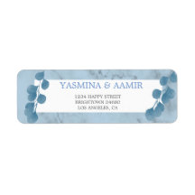 Bröllop Eucalyptus Foliage Blue Struktur Adress La