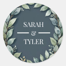 BRÖLLOP EUCALYPTUS WREATH Sticker