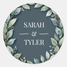 BRÖLLOP EUCALYPTUS WREATH Sticker