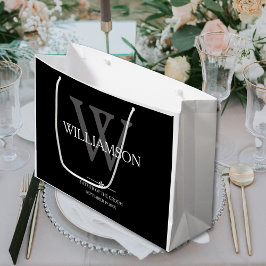 Bröllop Far i Eleganten Groom Gift Monogram