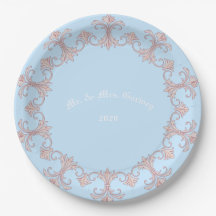 Bröllop Firande Blue Personalize