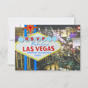 Bröllop Firande efter Vegas Vows Inbjudningar