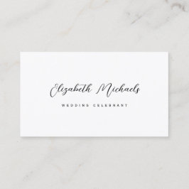Bröllop-firman, ren minimalist visitkort
