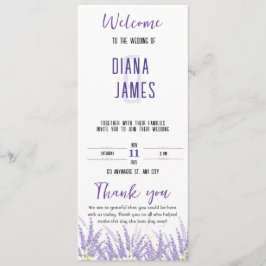 Bröllop Flat-programmet Program