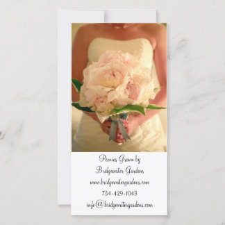 Bröllop Florist Affärskort