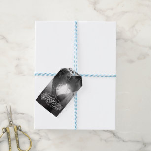 Bröllop för den Herr & Fru nygift personvintern Presentetikett