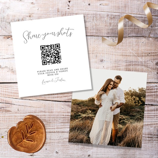  Bröllop för fotoalbum QR-koden för fotoalbum Tilläggskort (Skapare uppladdad)