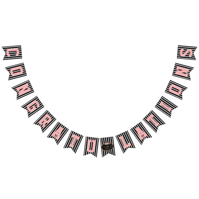 Bröllop för gratulerar svart vit för svart tavla vimplar (Alla)