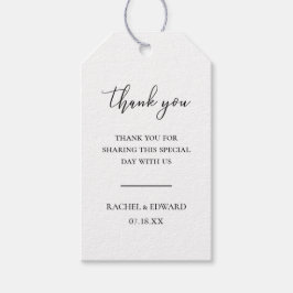 Bröllop för svartvitt i elegant presentetikett