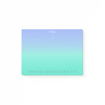 Bröllop för Tack Ocean Blue Ombre