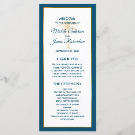 Bröllop för tropisk havsblått Guld vid Träd vid Ha Program