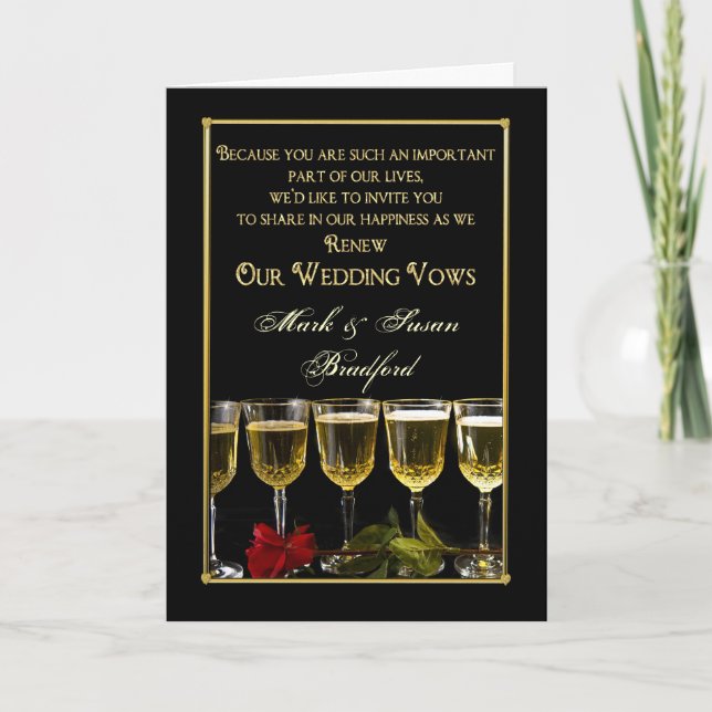 Bröllop Förnyelse av inbjudan att bjuda in kvinnor (Framsida)