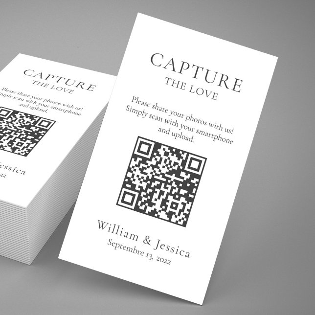  Bröllop-foton med QR-kod Tilläggskort (Skapare uppladdad)