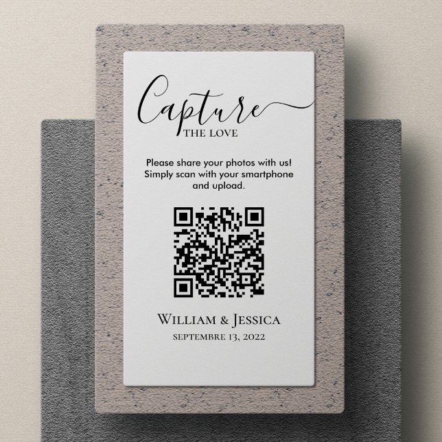  Bröllop-foton med QR-kod Tilläggskort (Skapare uppladdad)