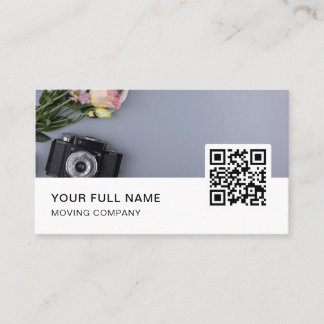 Bröllop-fotoskrivare QR-Logotyp, Social-media för Visitkort