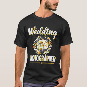 Bröllop fotoskrivare T Freelance-fotografer P Shirt