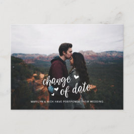 Bröllop Fotouppskjutning, aktuell datumändring Vykort