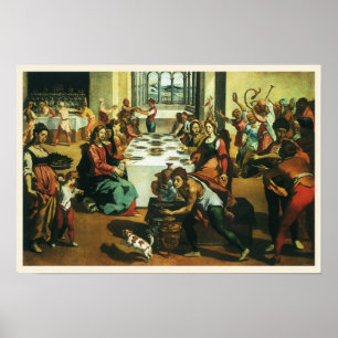 Bröllop från Cana av Andrea Boscoli, Renaissance A Poster