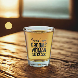 Bröllop Frieri groomswomen-glas