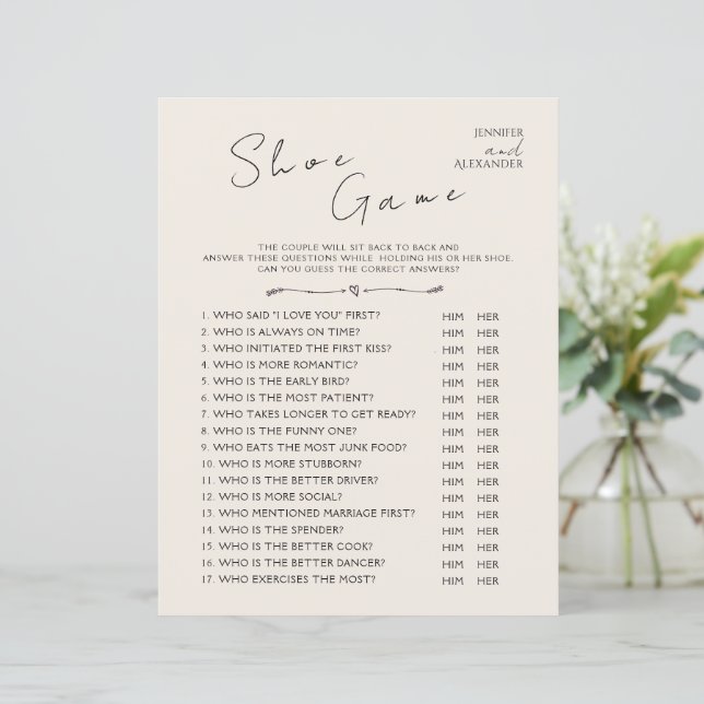 Bröllop Games (Stående Fram)