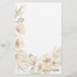 Bröllop gäst brevpapper