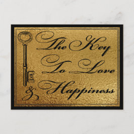 Bröllop-gästkort för Lycklig par Rådkort