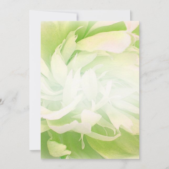 Bröllop-gåva från Bright Greenish Blommigt (Framsida)