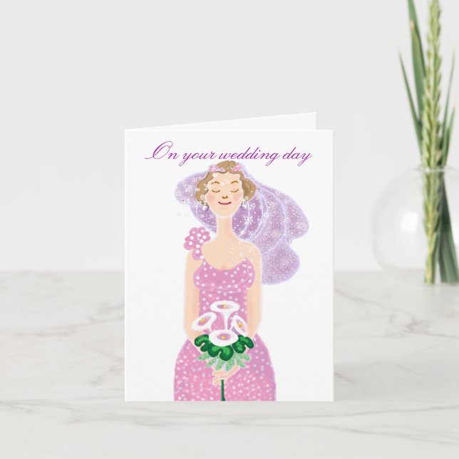 Bröllop-gåva Kort (Framsida)