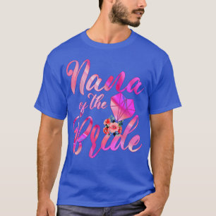 Bröllop-gåva till mormor från Bride Nana i Central T Shirt