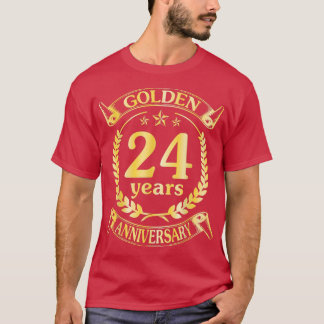 Bröllop, gift 24-årsdag för Hu T Shirt