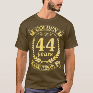 Bröllop, gift 44-årsdag för Hu T Shirt