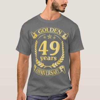 Bröllop, gift 49-årsdag för Hu T Shirt