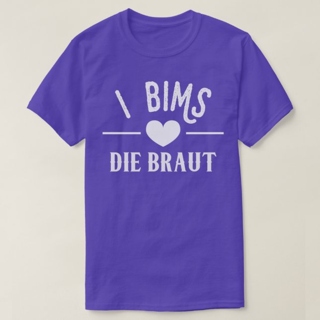 Bröllop Gift Brud Bröllop Klänning T Shirt (Design framsida)