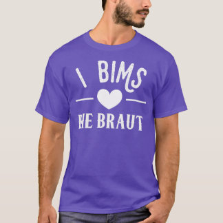 Bröllop Gift Brud Bröllopsklänning Present T Shirt