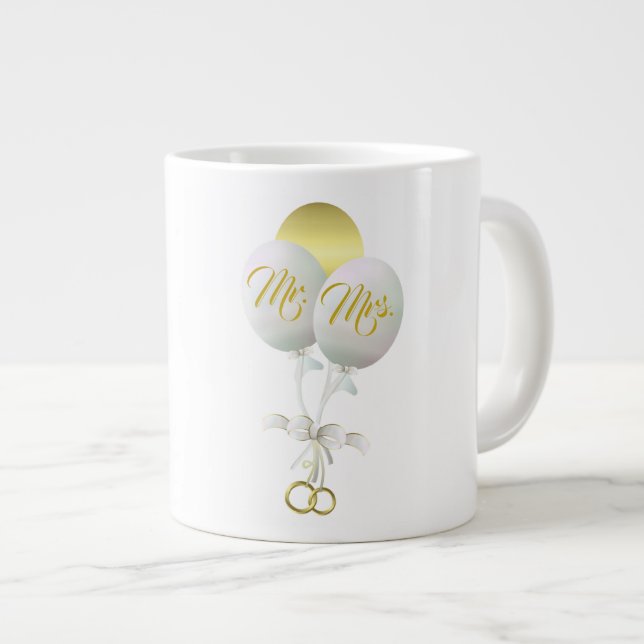 Bröllop Gift - Jumbo Mugg (Framsida höger)