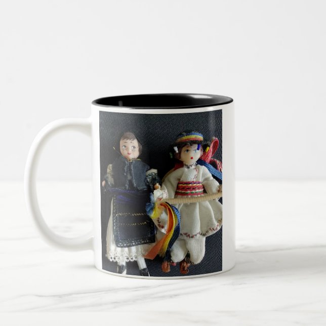 Bröllop Gift Märkre Två-Tonad Mugg (Vänster)